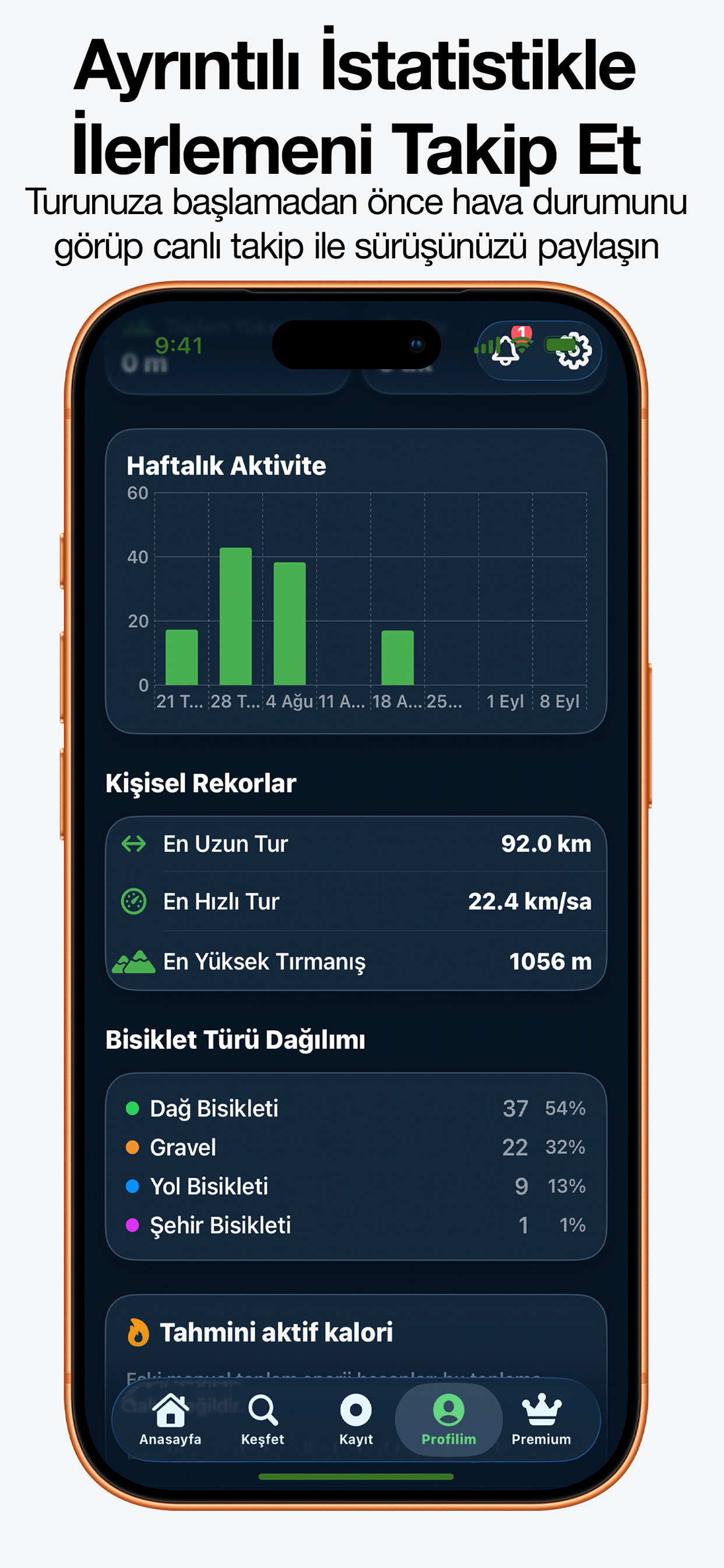 Bisikletli Gezgin App Store Ekran 5