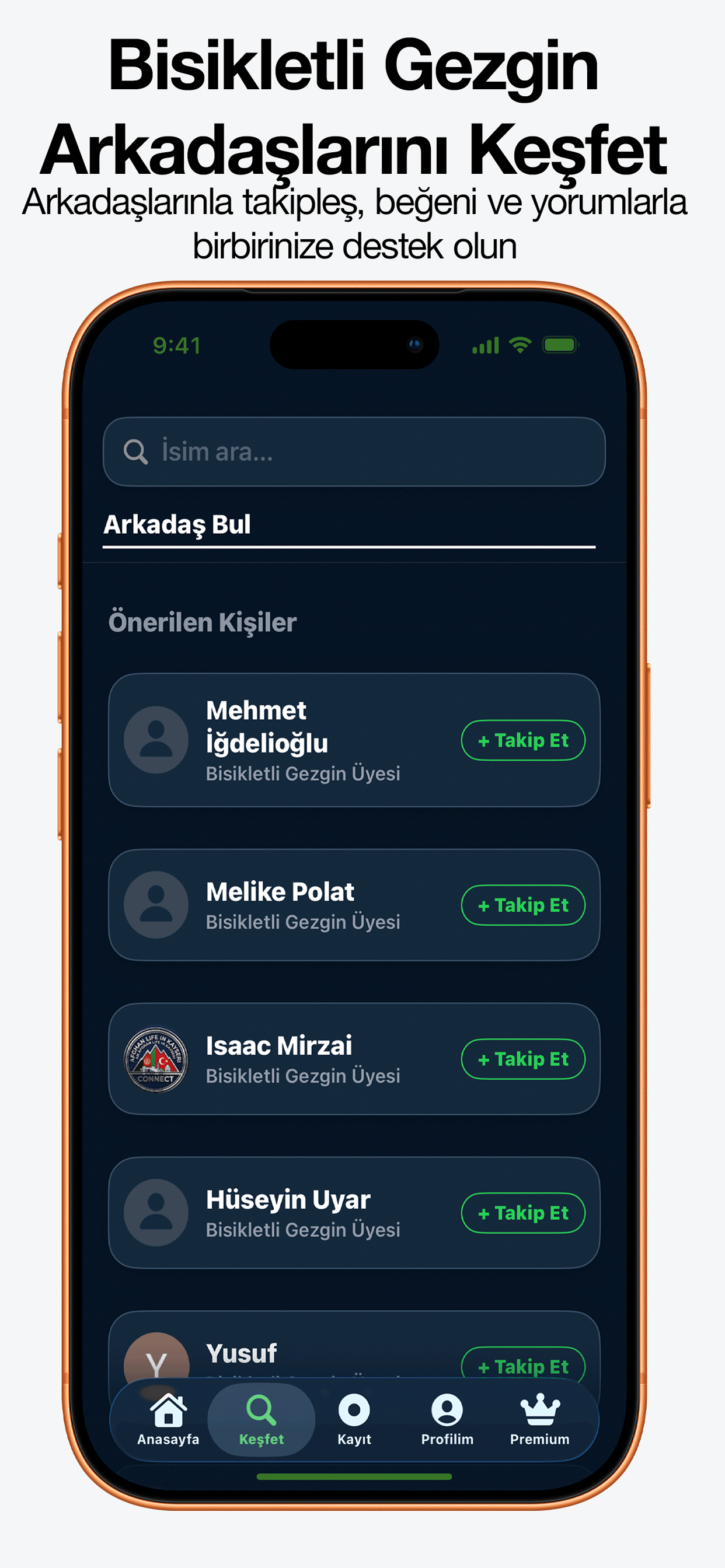 Bisikletli Gezgin App Store Screen 6