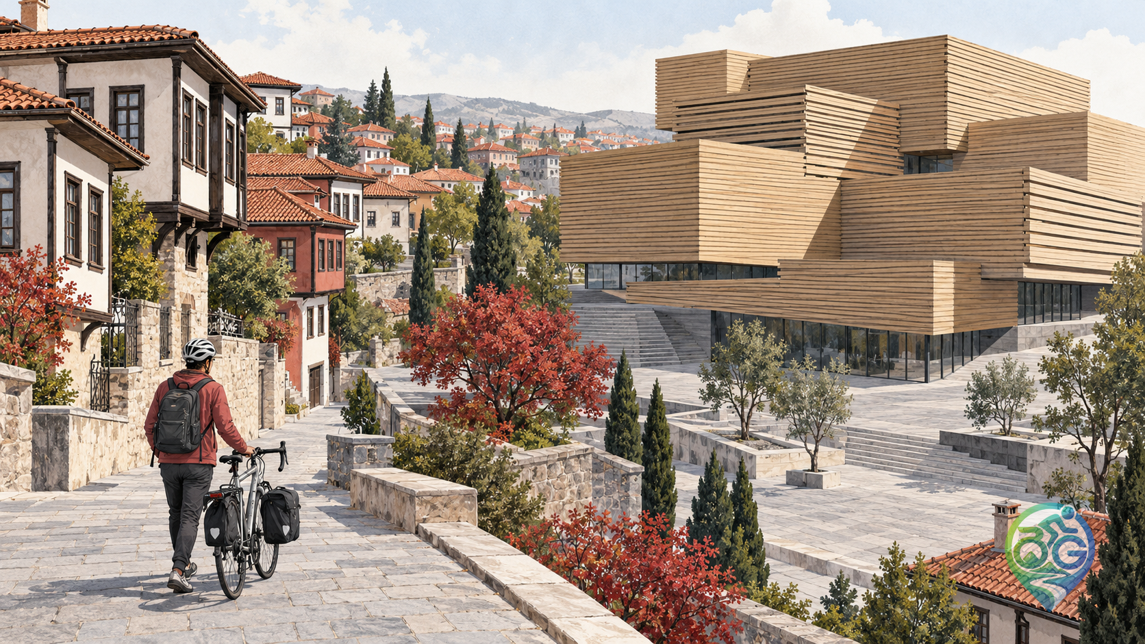 Odunpazarı by Bike: OMM and Glass Museum Visit Planning